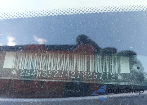 2002 Buick Century Custom из США, поврежденный, VIN 2G4WS52J421225712